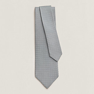 エルメス　CRAVATE FACONNEE TWIL FACONNEE Hermes Faconnee H 24 Tie Blue – MAISON de LUXE